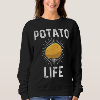 Sweatshirt Pomme De Terre Pour Hommes Femmes Cute Potato Tate