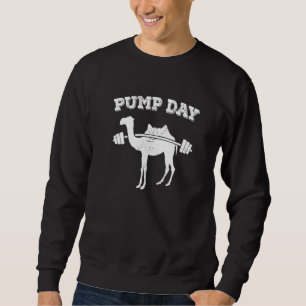 Sweatshirt Pompe Jour Camel Fitness Exercice Gymnase Freak