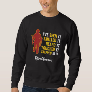 Sweatshirt Pompier pompier à la retraite Lutte contre l'incen