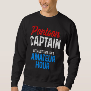 Sweatshirt Pontoon Capitaine Voilier Voilier Voilier Voilier