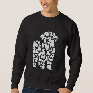 Sweatshirt Poodle Chien Maman Poodle Papa