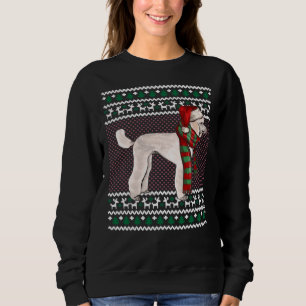 Sweatshirt Poodle Chien Père Noël Noël laid