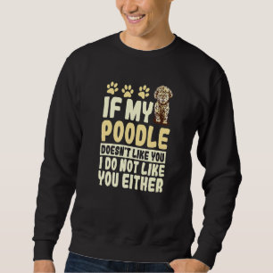 Sweatshirt Poodle Chien Propriétaire Animaux de races Eau Ret