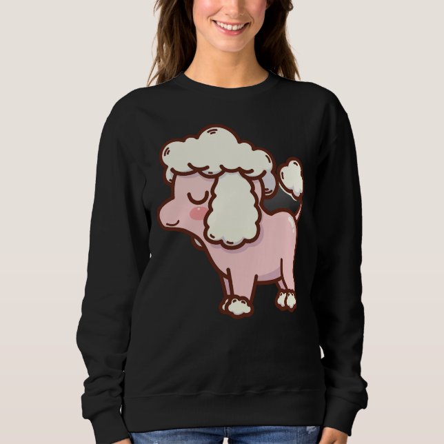 Sweatshirt Poodle mignon (Devant)