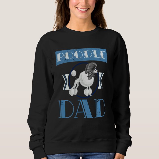 Sweatshirt Poodle Papa (Devant)