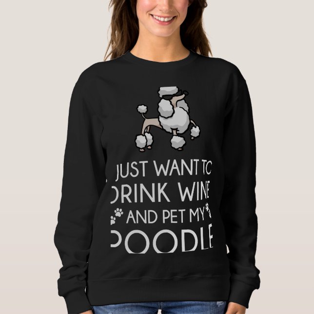 Sweatshirt Poodle T- (Devant)