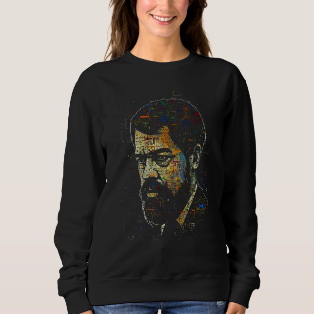 Sweatshirt Pop Claude Debussy Piano 1 (Devant)