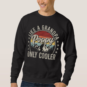 Sweatshirt Poppy comme un grand-père seulement Glacière Homme