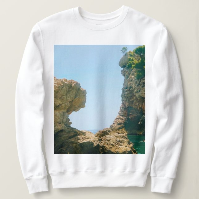 Sweatshirt Port et quai de Dubrovnik West (Design devant)