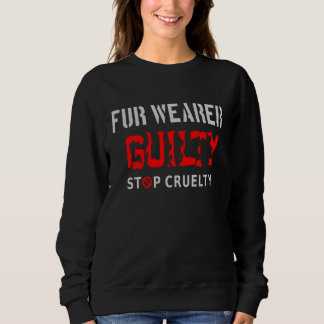 Sweatshirt Porteur de fourrure coupable