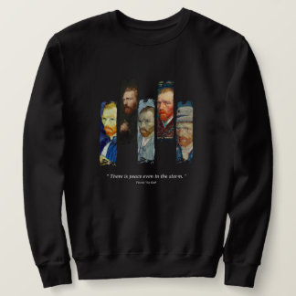 Sweatshirt Portrait et citation de Vincent Van Gogh