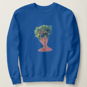 Sweatshirt portrait femme mignon