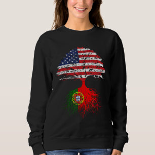 Sweatshirt Portugal Roots American Gros Portugal Drapeau Cade