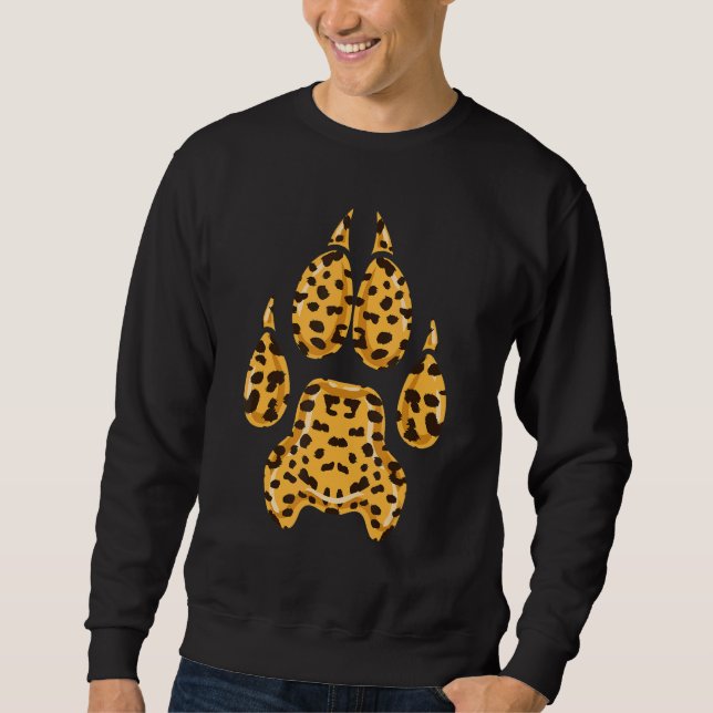 Sweatshirt Poster de animal Cheetah Paw (Devant)