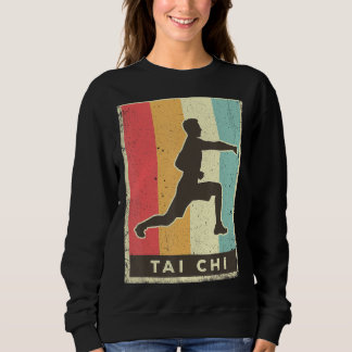 Sweatshirt Poster vintage Tai Chi Sport Retro