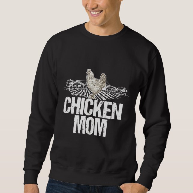 Sweatshirt Poulet maman poulet (Devant)