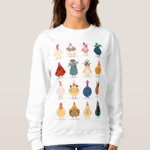 Sweatshirt  Poulet mou