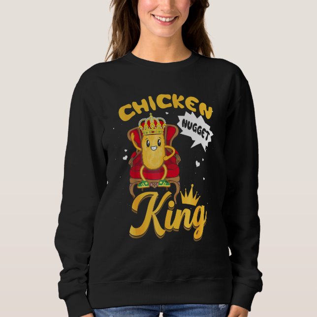 Sweatshirt Poulet Nugget King (Devant)