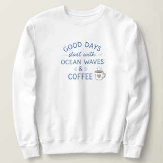 Sweatshirt pour amoureux de la plage océane