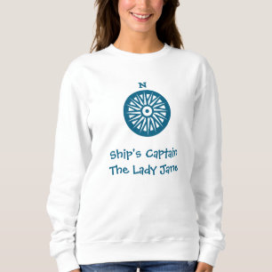 Sweatshirt Pour le capitaine. Une chemise pour le skipper !