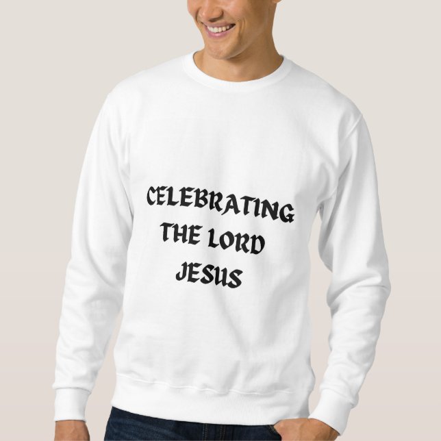 Sweatshirt pour les hommes - Noël - Fête de Jésus (Devant)
