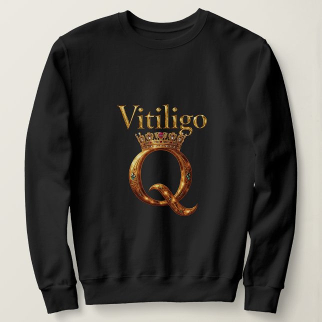 Sweatshirt Pourcentage Vitiligo (Design devant)