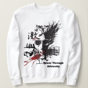 Sweatshirt Pouvoir grâce au basculement motivé par l'adversit