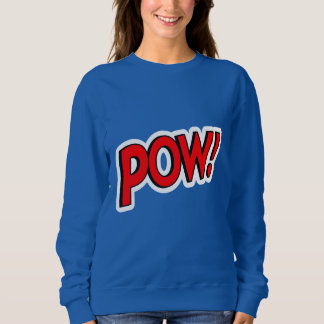 Sweatshirt POW! Graphiques Screwball Bleu