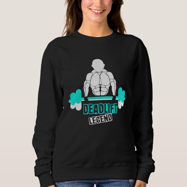 Sweatshirt Powerlifting Workout Gym Deadlift Weightlifting (Devant)
