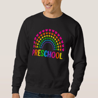 Sweatshirt Pré K Rainbow Girls Boys Teacher Team Preschool Sq