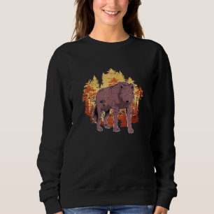 Sweatshirt Prédateur forestier Loup animal Nature Wolf