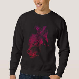 Sweatshirt Prédateur Forêt Animale Faune Portrait Wolf Wolf