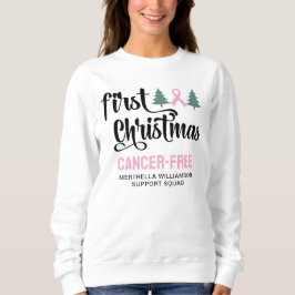 Sweatshirt PREMIER CHRISTMAS Personnalisé Cancer du sein Sans