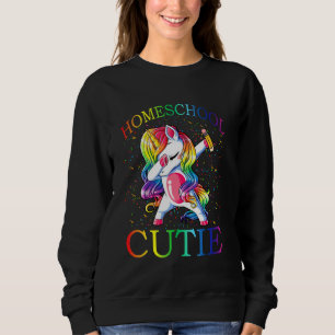 Sweatshirt Premier Jour De L'École Accueil Cutie Unicorn