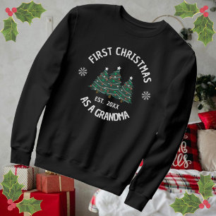 Sweatshirt Premier Noël Comme Grand-Mère Est.