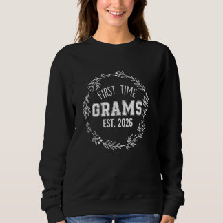 Sweatshirt Première fois Grams Est 2026 Cadeaux Femmes 1ère f