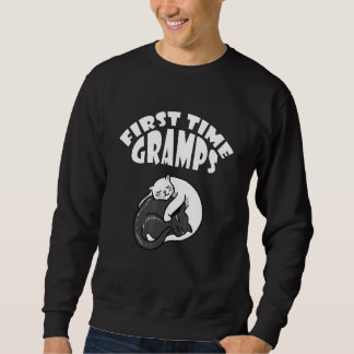 Sweatshirt Première Fois Grandpa Grand Citoyen Retraité G