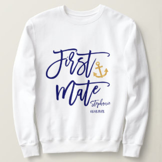 Sweatshirt Première Maîtresse de Maison Bleu Nautique