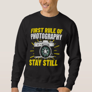 Sweatshirt Première Règle De La Photographie Cameraman Phot