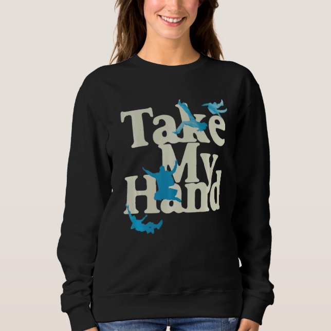 Sweatshirt Prends ma main (Devant)