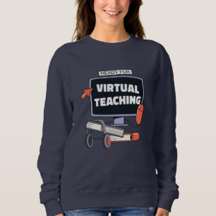 Sweatshirt Prêt pour l'enseignement virtuel