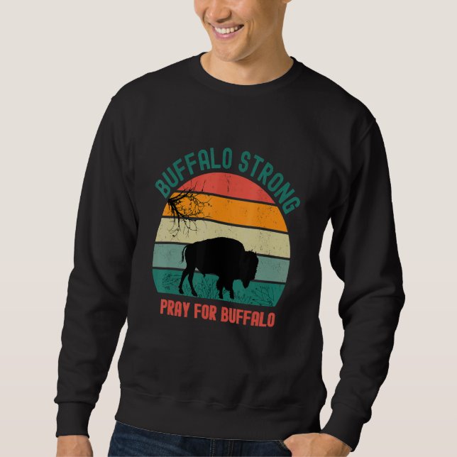 Sweatshirt Priez pour le buffle (Devant)
