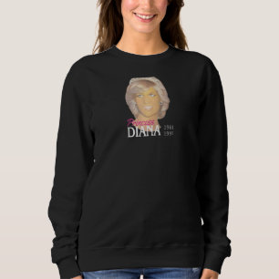 Sweatshirt Princesse Diana Portrait Peinture Amour Hommage Pi