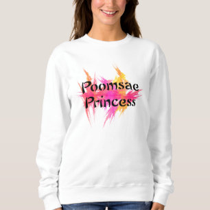 Sweatshirt Princesse rose de Poomsae