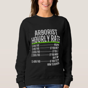 Sweatshirt Prix Horaire De L'Arboriste Ne Me Dites Pas Commen
