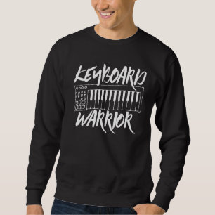 Sweatshirt Producteur de musique Keyboard Warrior Synthesizer