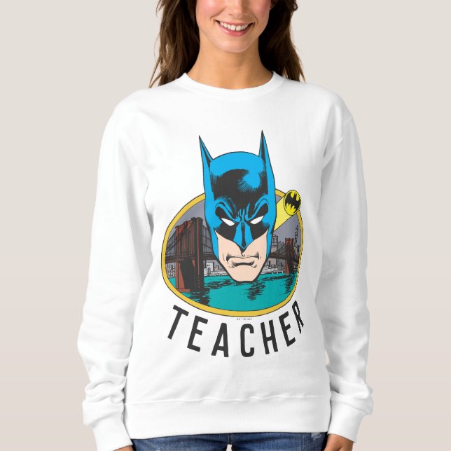 Sweatshirt Professeur à la tête de Batman (Devant)