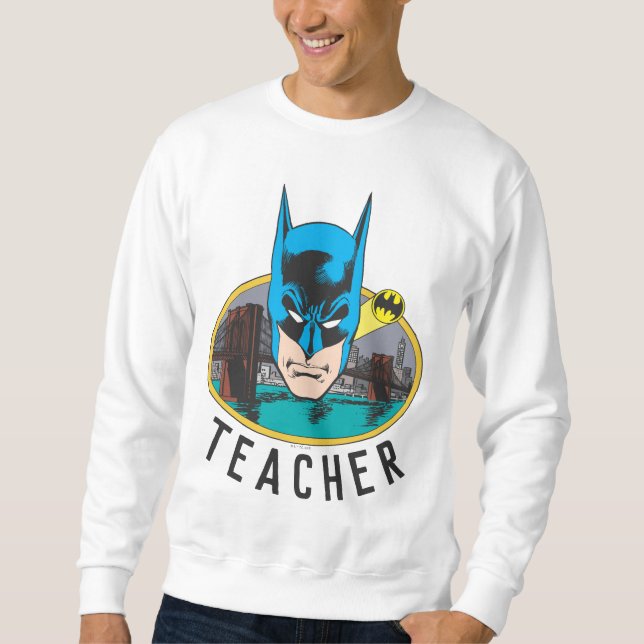 Sweatshirt Professeur à la tête de Batman (Devant)
