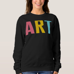 Sweatshirt Professeur d'art Artiste Peinture Sport Instructeu
