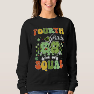 Sweatshirt Professeur de l'équipe de quatrième année Lucky Vi